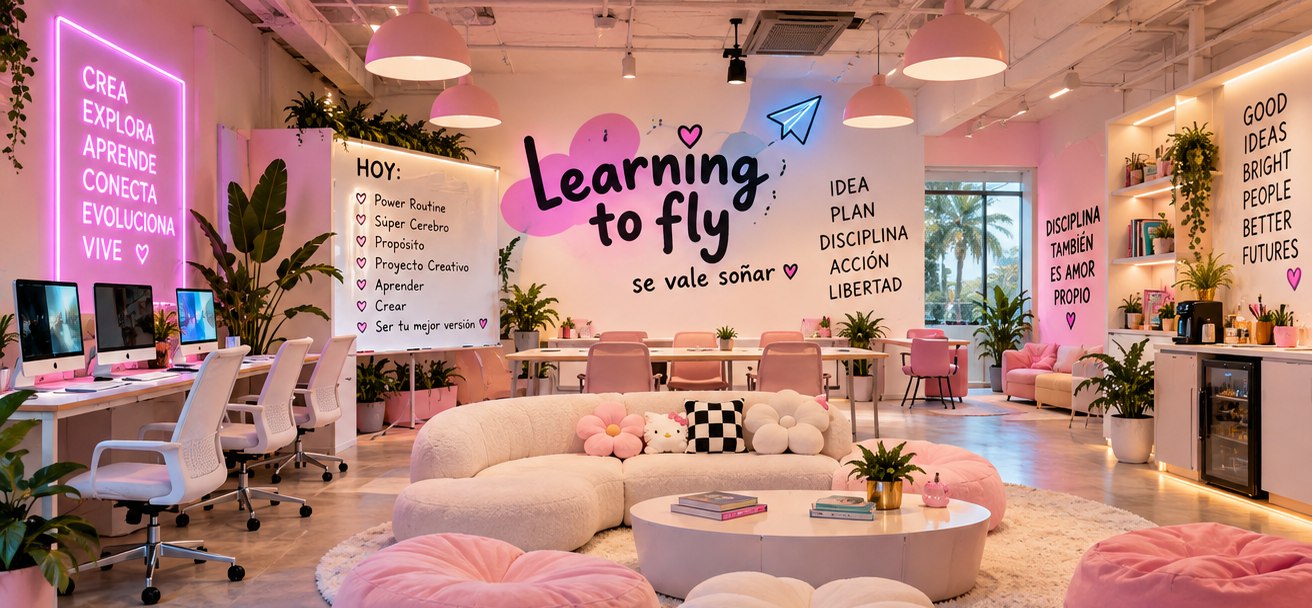 La oficina creativa que soñamos construir para Learning to Fly
