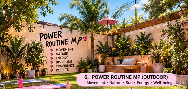 Salones de Power Routine para movimiento, disciplina y energía