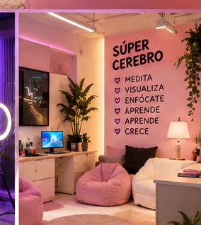 Un rincón tranquilo para enfocarse, visualizar y crecer